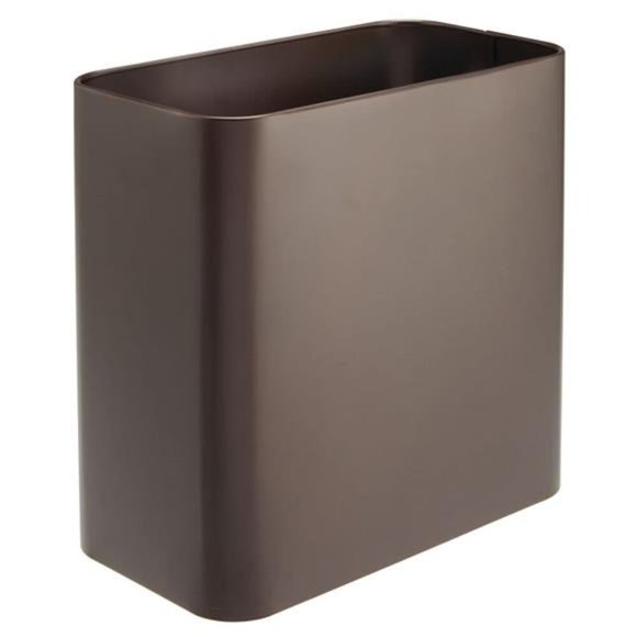 Small Metal 2.4Gallon Trash Can Wastebasket Garbage Bin for Bathroom,Rubbish Bin - Picture 5 of 5